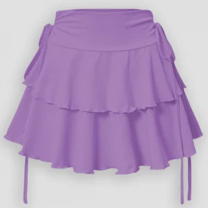 New Solid Color Skirt Women Summer Fashion Outdoor Versatile High Waist Slim Fit Elastic Waist Short Skirt Goods In Stock