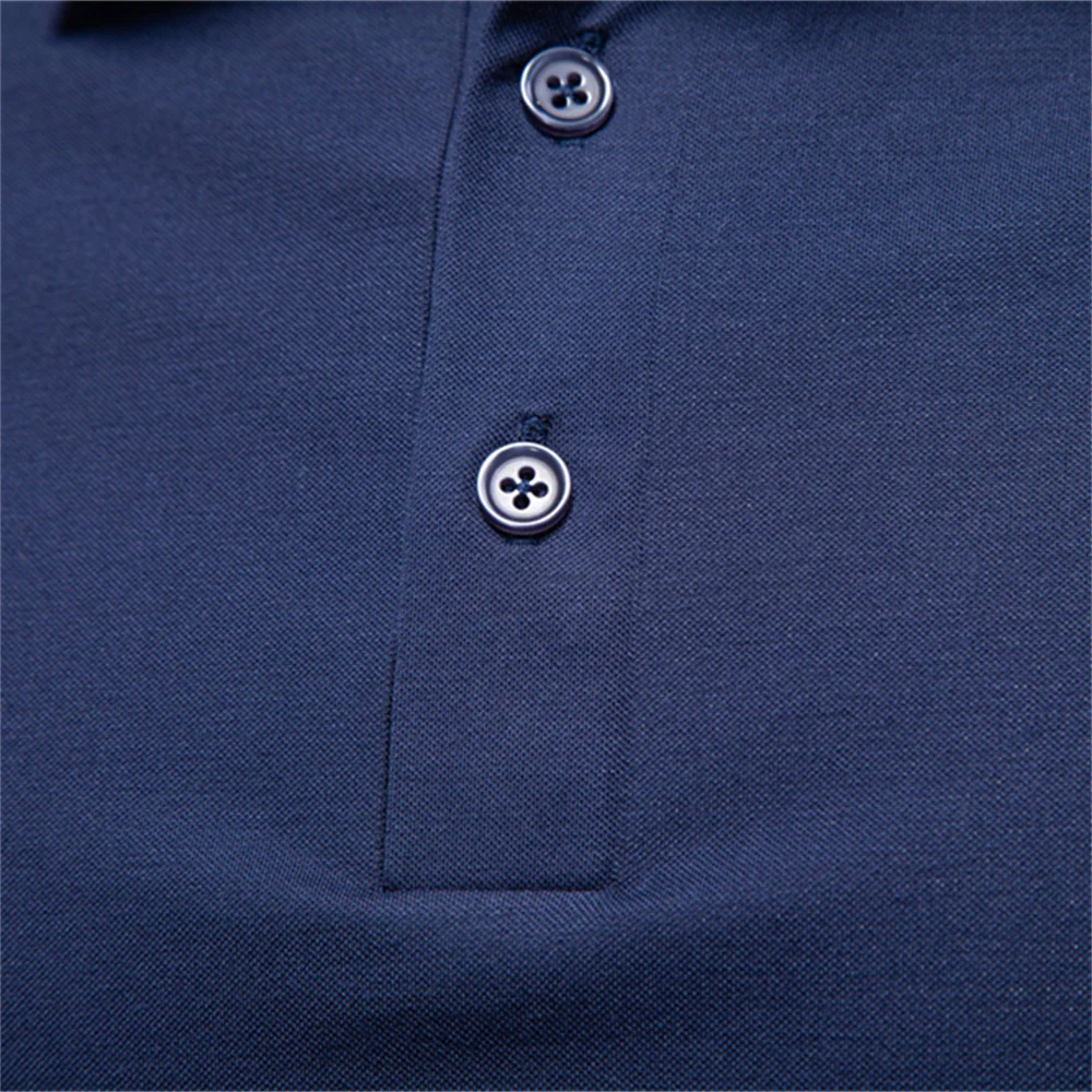 AIOPESON Men's Slim Fit Short Sleeve Polo Shirt Solid Color Lightweight Breathable Fashion Summer Polo Shirts for Men - Image 3