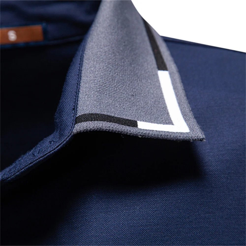 AIOPESON Men's Slim Fit Short Sleeve Polo Shirt Solid Color Lightweight Breathable Fashion Summer Polo Shirts for Men - Image 2