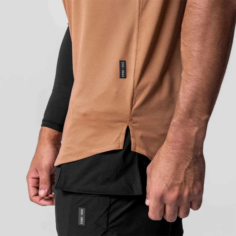 Men's Summer Quick Dry Tank Top Sleeveless T-shirt Gym Fitness Bodybuilding Workout Sports Vest Muscle Athletic Casual Tops Male - Image 5